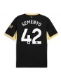 Moški Nogometna dresi replika Manchester City Antoine Semenyo #42 Gostujoči 2026-27 Kratek rokav Moški Nogometna dresi replika Manchester City Antoine Semenyo #42 Gostujoči 2026-27 Kratek rokav